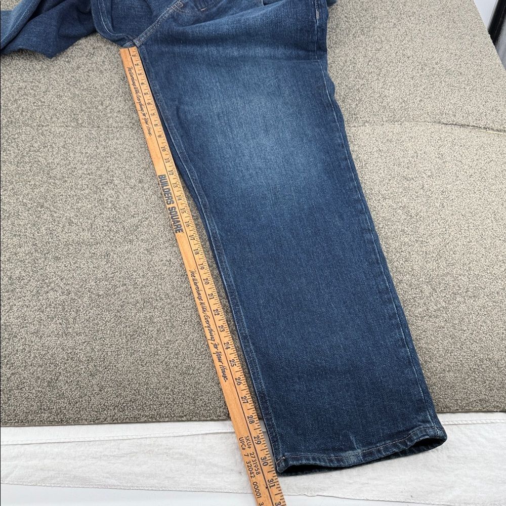 Old Navy Jeans Wm 12 Tall Extra High Rise Curvy Ski Hi Straight Dark Wash Slim - Picture 9 of 13